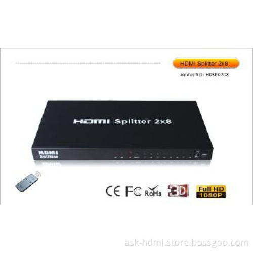 display port splitter 2 to 8